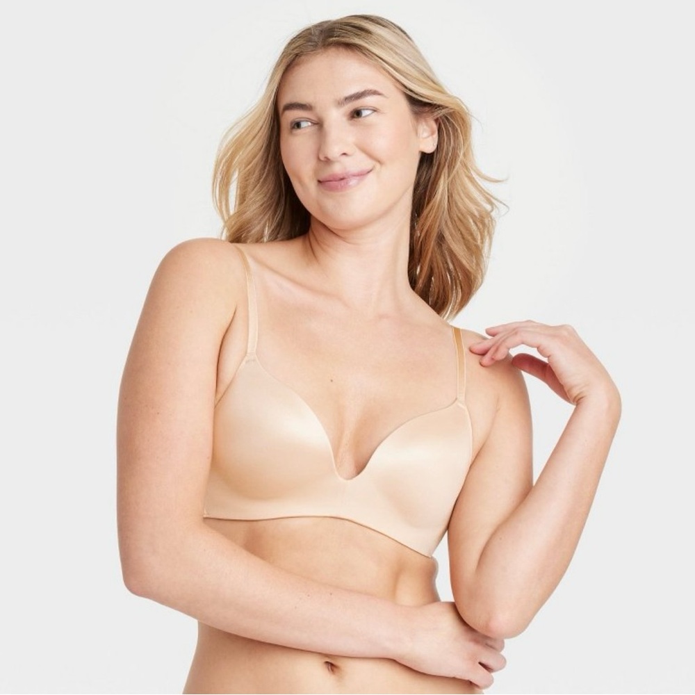 Auden Women's Wirefree Push-Up Bra
